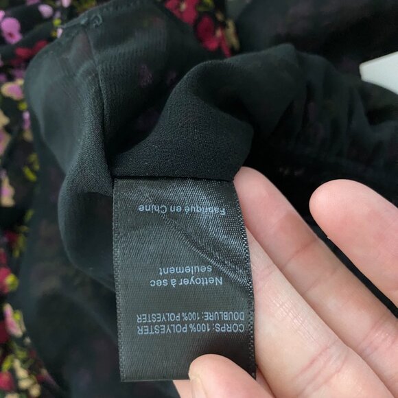 ASTR the Label Bloomfield Floral Halter Long Sleeve Top Womens Small - Picture 9 of 10